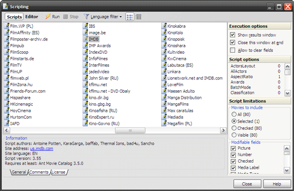 Open Source Movie Organizer