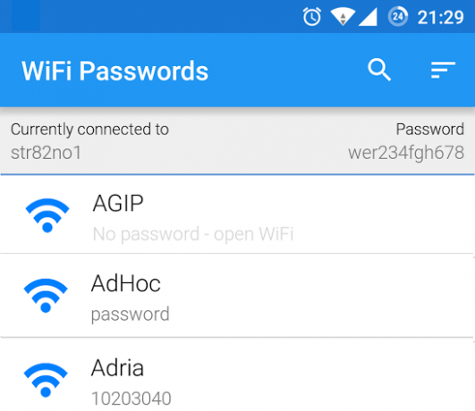 WiFi-Passwörter-App