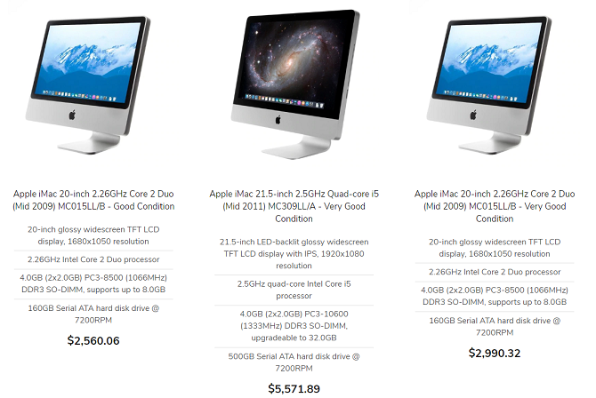 Mac aller Trades Apple Site