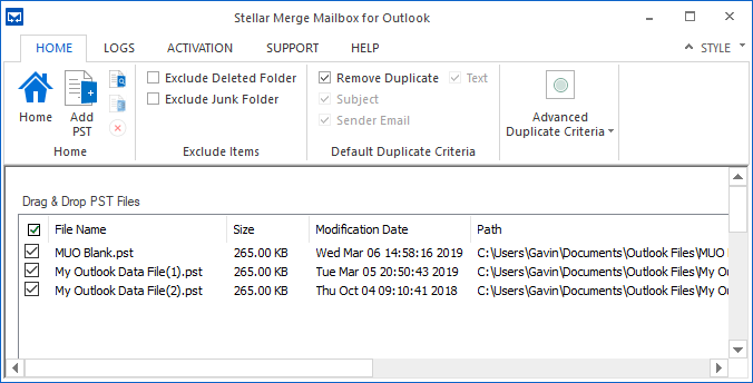 Stern Merge Mail Outlook Pst Merge