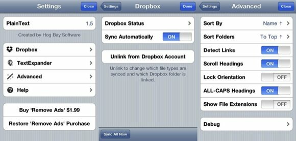 Dropbox-Synchronisierung