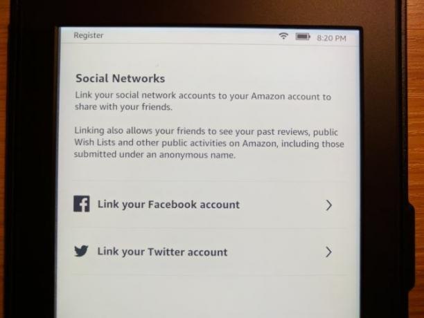 Einrichten und Verwenden Ihres Kindle Paperwhite 06 Paperwhite Connect Social Networks