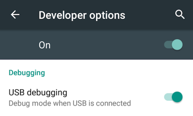 Aktivieren Sie das USB-Debugging auf Android