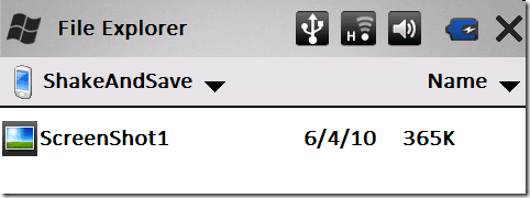 Screenshots unter Windows Mobile