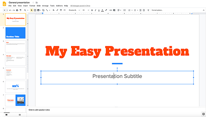 So erstellen Sie eine Präsentation Google Slides Erste Schritte