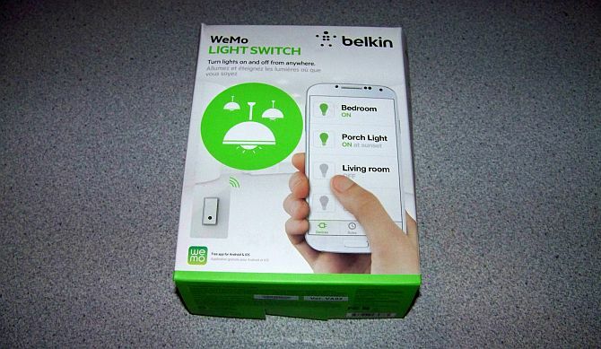 Belkin WeMo im Kartonpaket noch verpackt