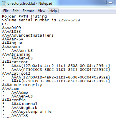 ms dos Befehle