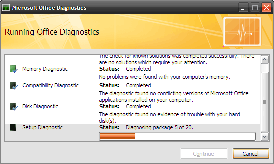 So beheben Sie Microsoft Office-Probleme mit dem MS Office Diagnostics 4-Test