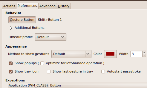 Maus gestikuliert Linux