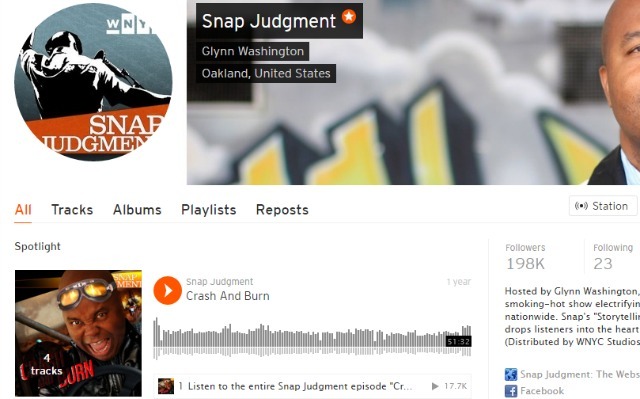 Snap Judgement Podcast auf SoundCloud