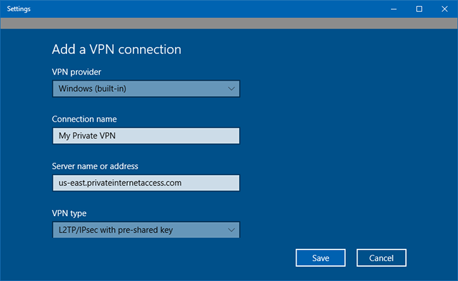 Einrichten einer VPN-Verbindung in Windows 10