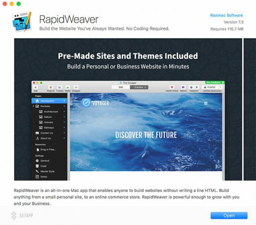 Setapp bietet 65 Premium Mac Apps für einen günstigen Setapp Rapidweaver