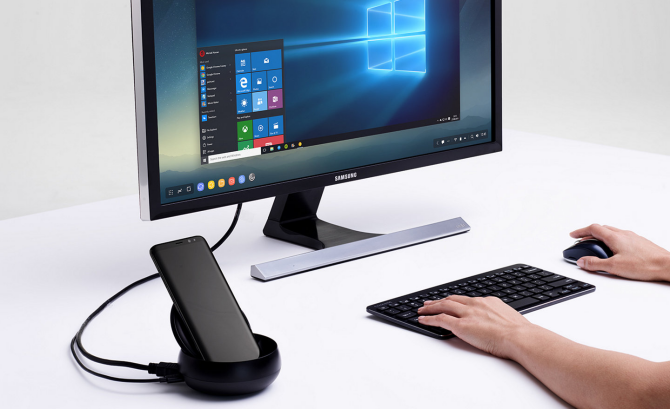 Android-Versionen Samsung Dex