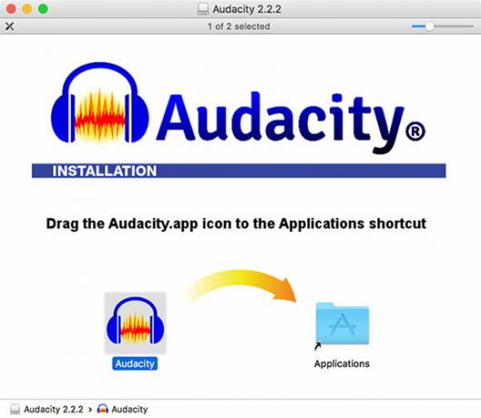 Audacity für macOS installieren