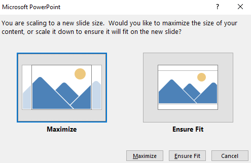 So ändern Sie die Größe Ihrer Folien in PowerPoint Powerpoint-Größe