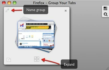 Firefox-Registerkarte verwalten