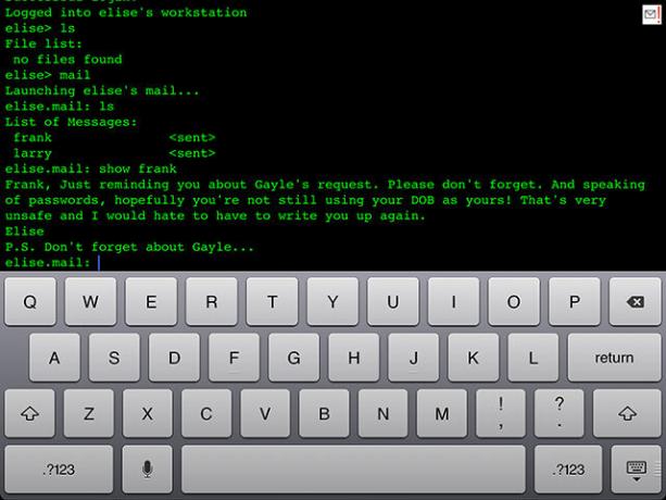 Hack RUN: Gib vor, ein Hacker in diesem Text-Abenteuerspiel zu sein hackrun dob