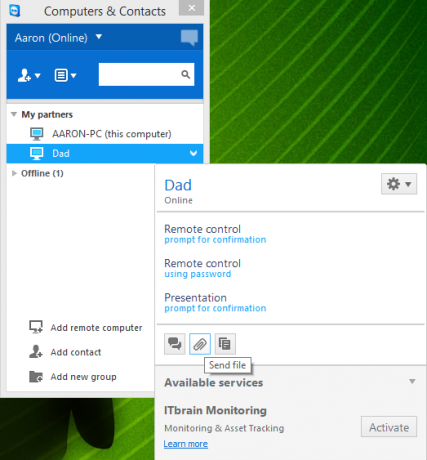 6 TeamViewer Datei senden