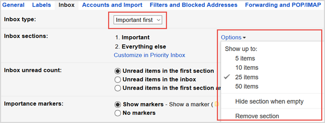 Google Mail-Einstellungen wichtig zuerst