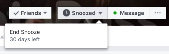 So verhindern Sie, dass Facebook-Freunde oder -Seiten Ihren Feed übernehmen FB Snooze 2