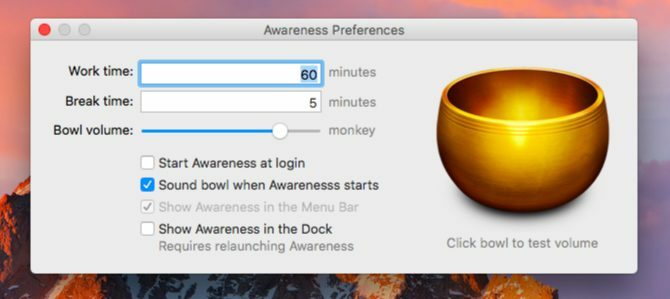 Awareness-Mac Menüleiste Apps