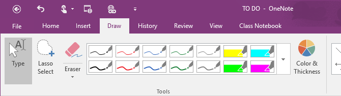 10 fantastische OneNote-Tipps, die Sie ständig verwenden sollten OneNote Draw Tab 670x189