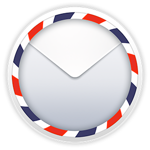 Luftpost für Mac OS X macht E-Mail wieder schön Luftpost transparent 300 Symbol