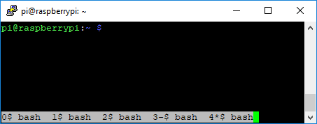 GNU Screen Terminal Fensterliste