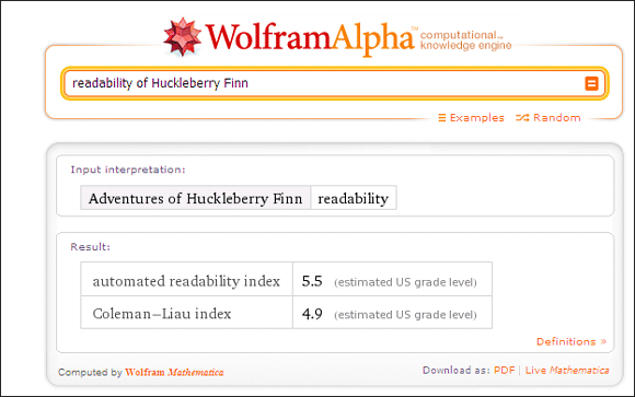 10 coole Anwendungen von Wolfram Alpha, wenn Sie in englischer Sprache lesen und schreiben Wolfram Alpha06