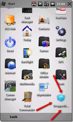 DroppedBoxx - Der inoffizielle Dropbox-Client für Windows Mobile db6