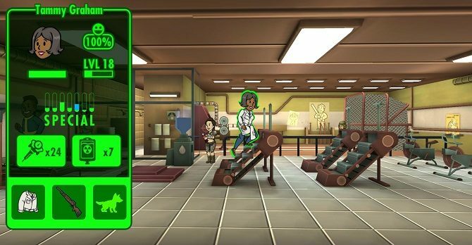 Fallout Shelter Bewohner Ausdauer