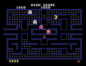 Mit dem Internetarchiv können Sie Retro-Spiele mit dem Pac Man 1983 "Console Living Room" spielen