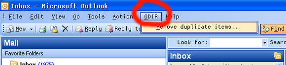 Wie kann ich doppelte E-Mails kostenlos aus Outlook entfernen? odir1