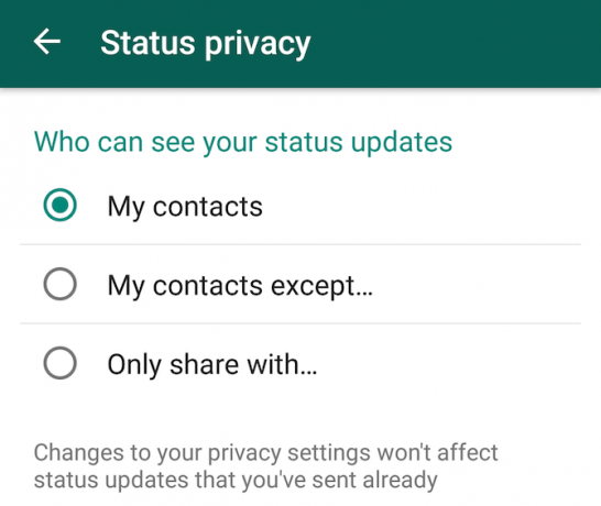 Neue WhatsApp-Funktion: Status und Datenschutz