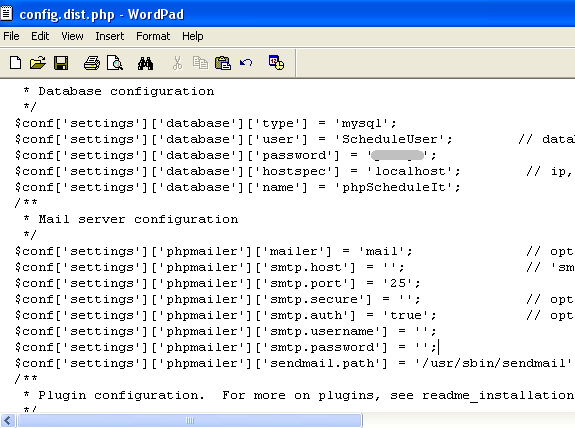 PHP planen es