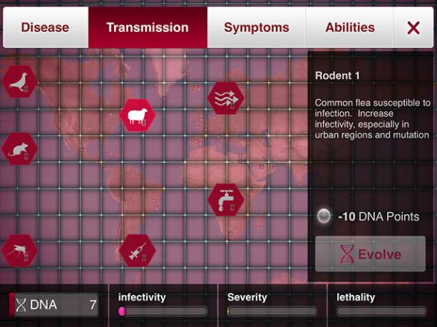 Wählen Sie eine Krankheit und vernichten Sie die Menschheit in Plague Inc. Getriebe