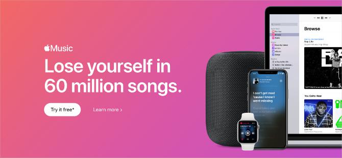 Apple Music 60 Millionen Songs Banner Bild