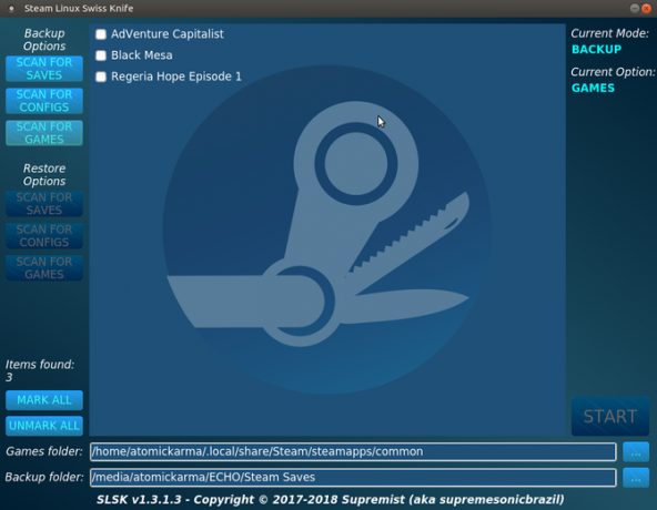 Wie man Steam sichert, speichere Spieldaten unter Linux