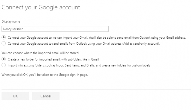 Kombinieren Sie Ihre E-Mail-Konten in einem einzigen Posteingang: So verbindet Outlook Connect Google Mail e1505755692377