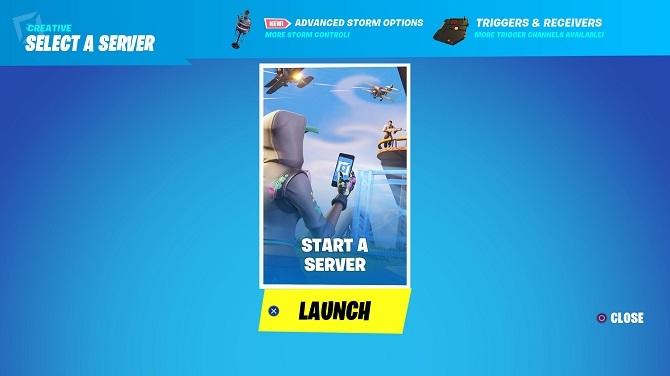 Fortnite Creative Mode starten Server