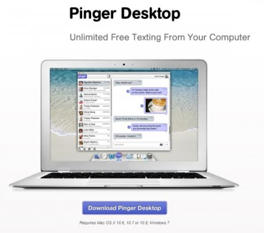 Pinger Desktop App