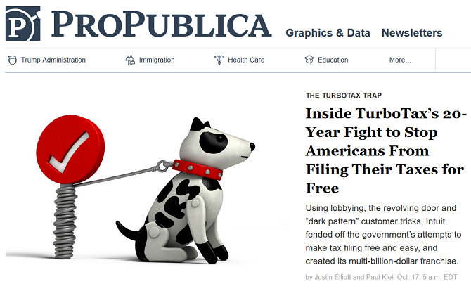 Propublica beste dunkle Website