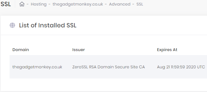 Installieren Sie das SSL-Zertifikat auf Ihrem Server