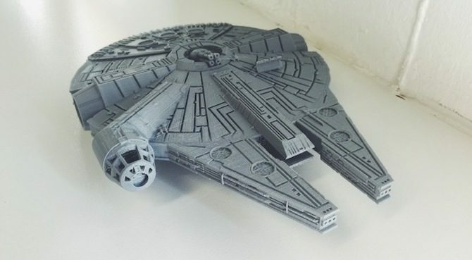 3D-Druck Star Wars Requisiten Fillennium Malcon