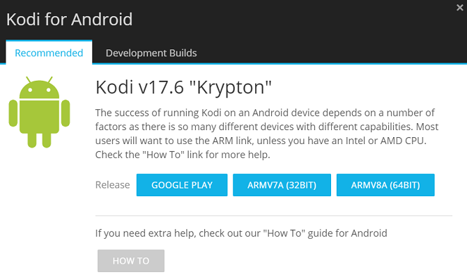 So aktualisieren Sie Kodi auf Android Kodi Android 670x398