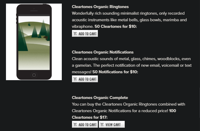 ClearTones Klingeltöne