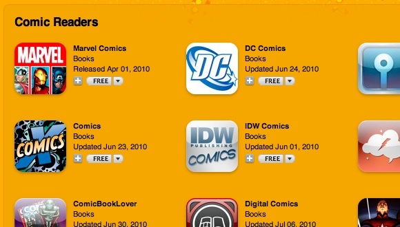 DC-Comics auf dem iPhone