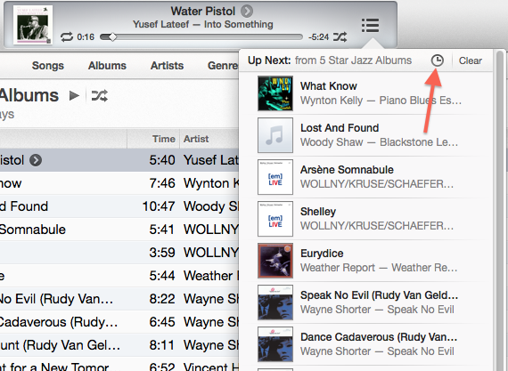 Up Next iTunes