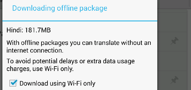 Google-Translate-Offline-Paket