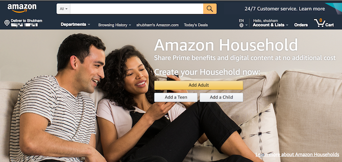 Amazon Prime Video Haushaltsaktion